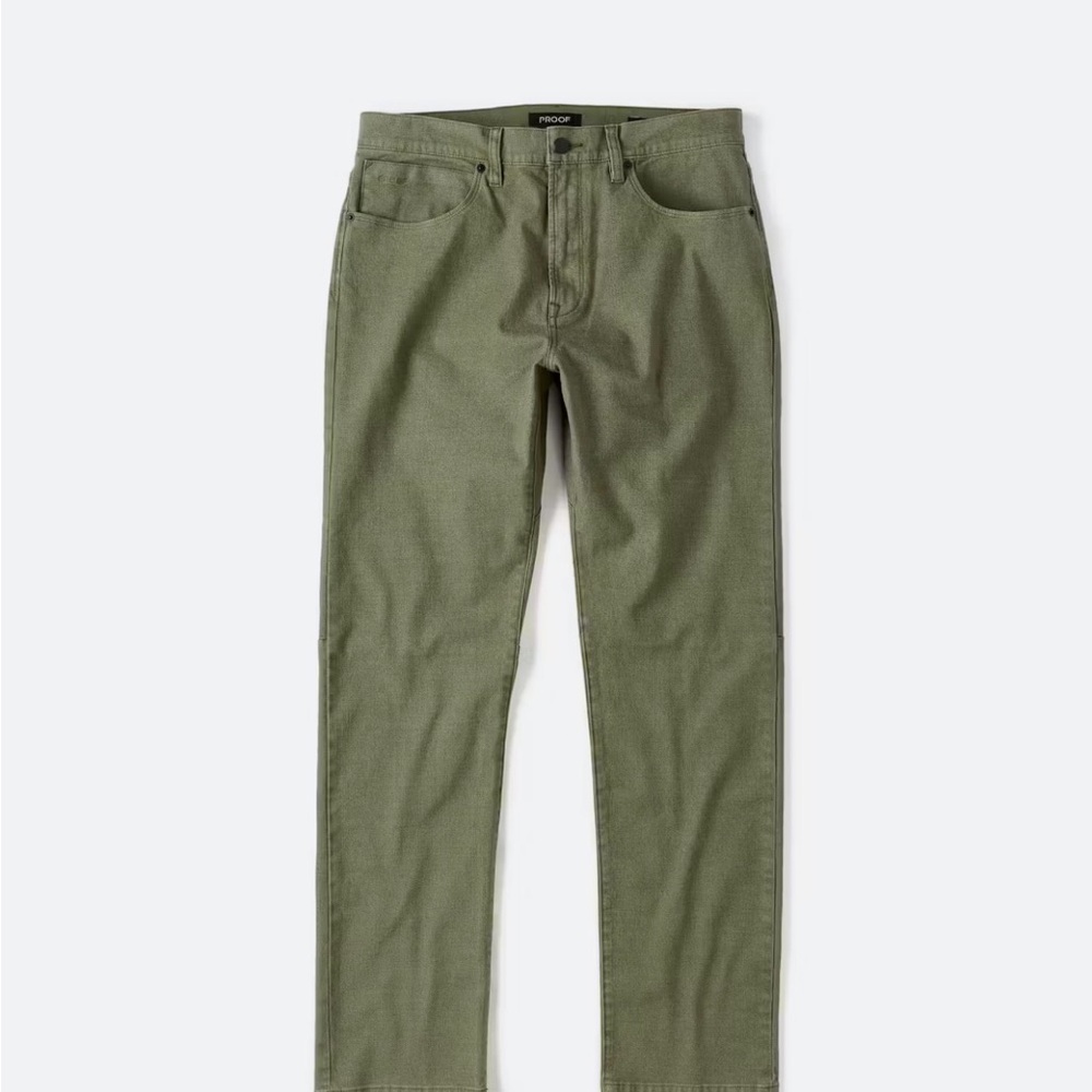Proof Rover Jeans in light olive straight leg